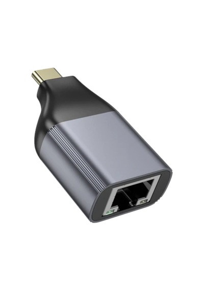 Hoco. Ua35 Type-c To Ethernet Dönüştürücü - Gri Diğer