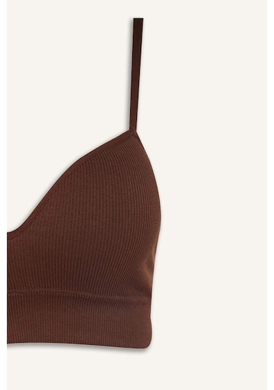 Defacto Kaplı Pedli Balensiz Seamles Kahverengi Bra A8858ax26spbn341 Kahve-bn341