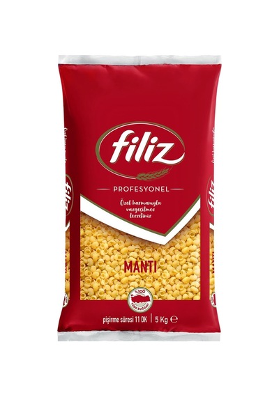 Filiz Mantı Makarna 5 Kg - Özel Buğday Harmanı Lezzeti - Tekli Tarı