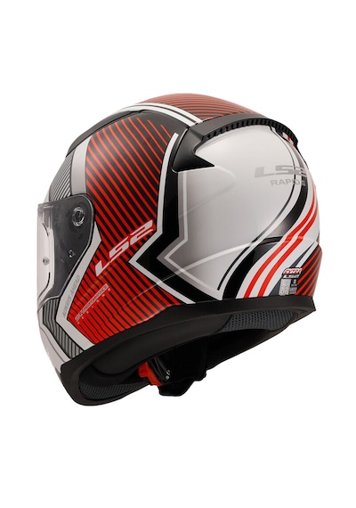Ls2 Rapid 2 Extra Beyaz-kırmızı Fullface Motosiklet Kaskı