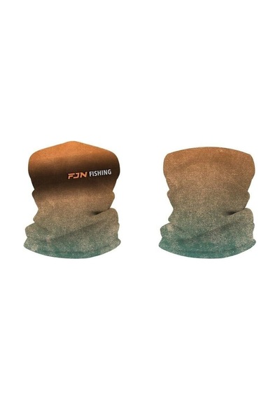 Fujin Neck Gaiter Boyunluk Aqua Orange Çok Renkli