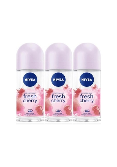 Nivea Fresh Cherry Kadın Roll-On Deodorant 50 ML x 3