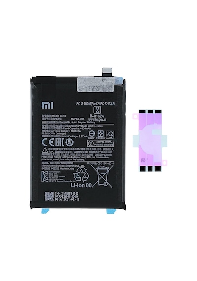 Xiaomi Redmi Note 10s Bn59 Batarya Pil Telefon Bataryası Pil Bandı Yanında