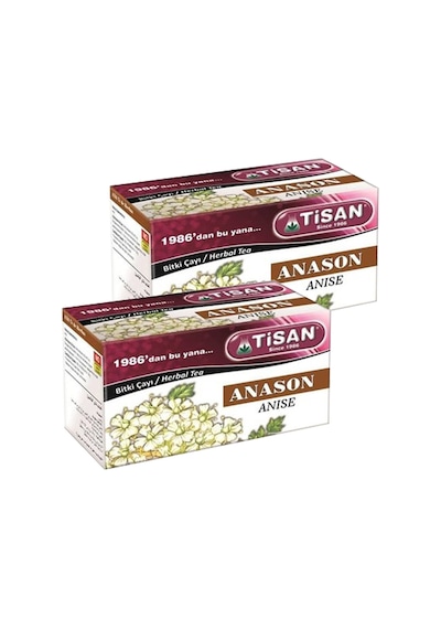 Tisan Anason Bitki Süzen Poşet Çay 2 x 20'li