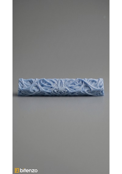Custom Tasarım Mekanik Klavye Spacebar Keycap - 6.25u Uyumlu Özel Dokulu Boşluk Tuşu - Pastel Mavi