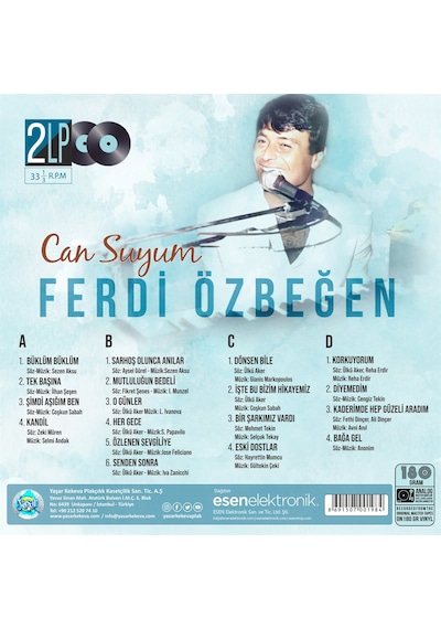 Ferdi Özbeğen - Can Suyum 2 Plak