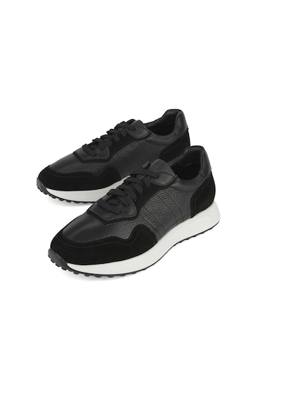 Ziya, Erkek Hakiki Deri Sneaker 1531026z265 Siyah 1531026z265 000 Siyah