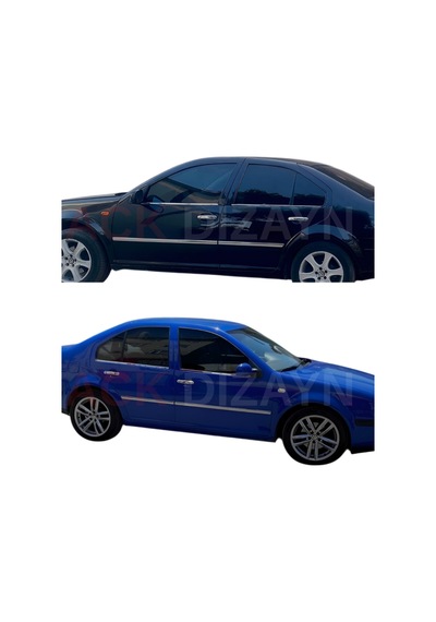 Volkswagen Bora Krom Cam Çıtası + Krom Kapı Kol 2'li Set A+