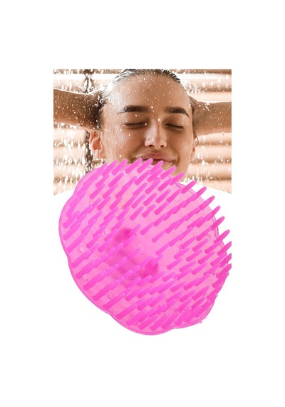 Scalp Massager Kafa Derisi Masaj Fırçası Ve Mini Saç Yıkama Aparatı