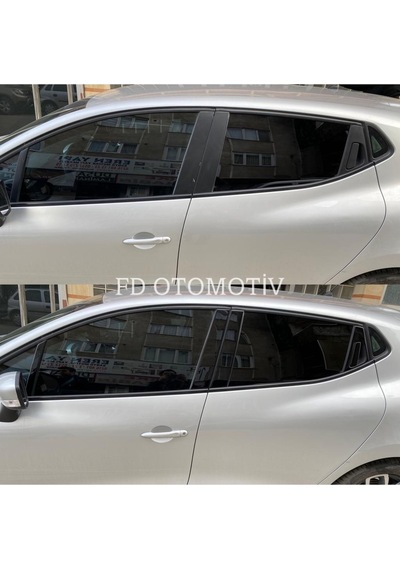 Renault Clio 4 Hb Piano Black Parlak Siyah Kapı Direk Seti