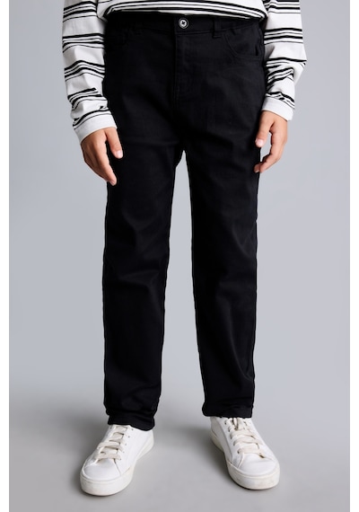 Defacto Düz Paça Gabardin Pantolonu Erkek Çocuk U3254a626aubk81 Siyah-bk81