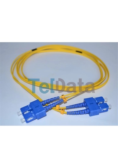 Teldata Tld-sc112 Sc-upc-sc-upc Sm Dx 2 Metre Fıber Optık Patchcord