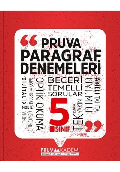 5. Sınıf Paragraf Denemeleri Pruva Akademi