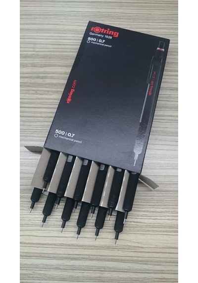 500 Mekanik Kurşun Kalem - Siyah - 0.7 Mm Sarı