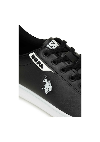 U.s. Polo Assn. Costa Wmn 5fx Siyah Kadın Sneaker Siyah-beyaz Siyah - Beyaz