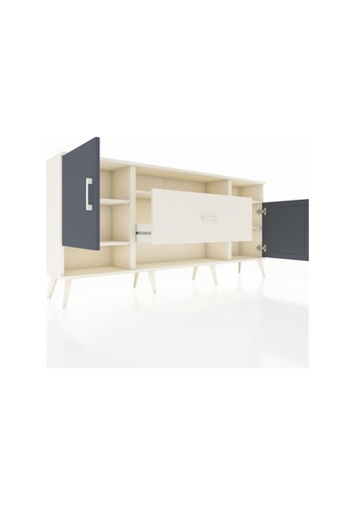 Arges Konsol 5 Raflı Tek Çekmeceli 2 Kapaklı 176x30x83 Aytaşı-antrasit/aytaşı Antrasit/aytaşı Arges Konsol 5 Raflı Tek Çekmeceli 2 Kapaklı 176x30x83 Aytaşı-antrasit/aytaşı Antrasit/aytaşı