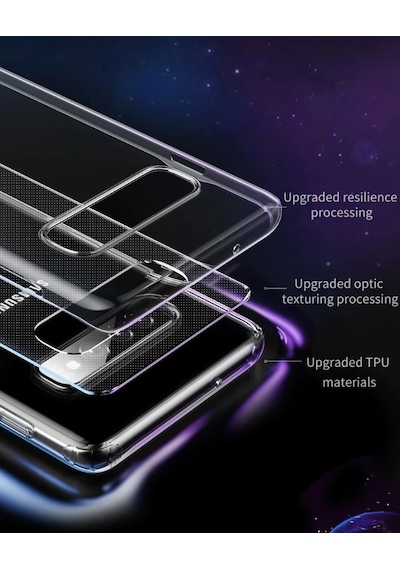 Baseus Samsung Galaxy Uyumlu S10 Simple Ultra İnce Kamera Korumalı Silikon Kılıf- 5775