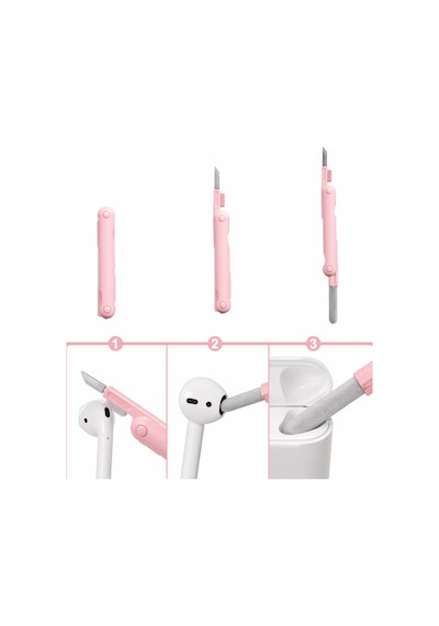 7 İn 1 Temizlik Kiti Laptop Klavye Telefon Kamera Apple AirPods Uyumlu Çok Fonksiyonlu Temizleme Seti Diğer