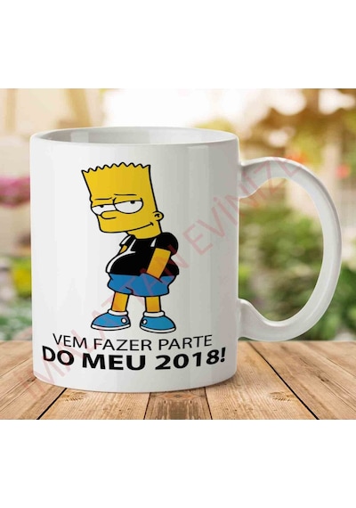 1-929 Bart Simpson 2018 İki Tarafı Baskılı Kupa Bardak.jpg
