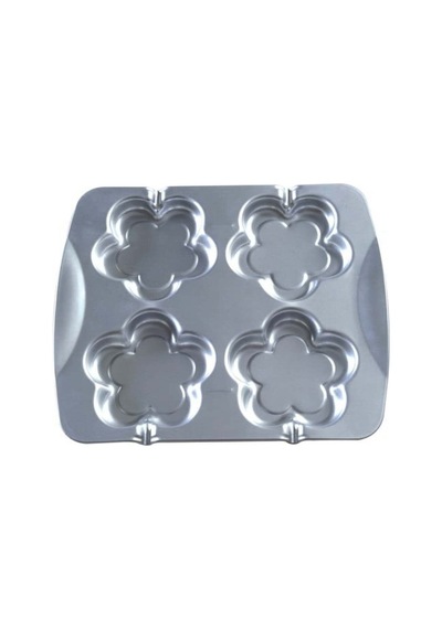 Kurabiye Kalıbı Papatya 4 Lü Set 28 24 Cm Gri