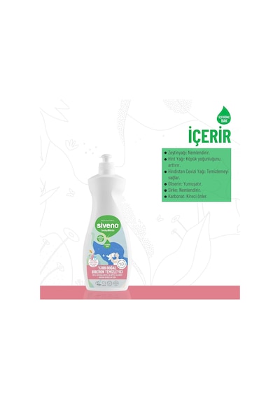 Siveno Baby Doğal Emzik Ve Biberon Temizleyici 500 Ml Çok Renkli
