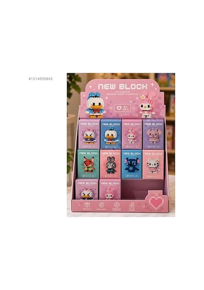 Karakter Figürler Yapboz Puzzle Yapı Oyuncakları Karışık Model Gönderilmektedir
