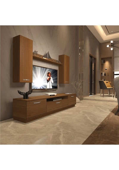 Decoraktiv Trendstyle 5d Mdf Tv Ünitesi Tv Sehpası Ceviz