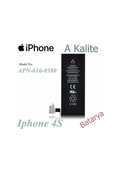Apple Uyumlu iPhone 4S Batarya Apn 616-0580 Batarya - Ambalajı