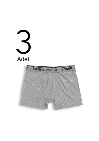 3'Lü Erkek Likralı Boxer 14100-A3