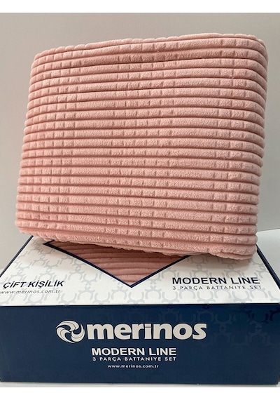 Merinos 3 Parça Yatak Örtüsü Çok Çok Renkli