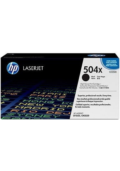Hp 504X Ce250X Siyah Toner Yüksek Kapasiteli