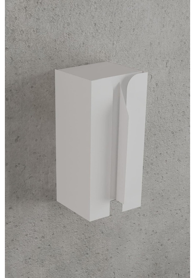 Metal Beyaz Güçlü Yapışkanlı Organizer Peçetelik,dispenser Mutfak Banyo Peçetelik Mt107b Çok Renkli