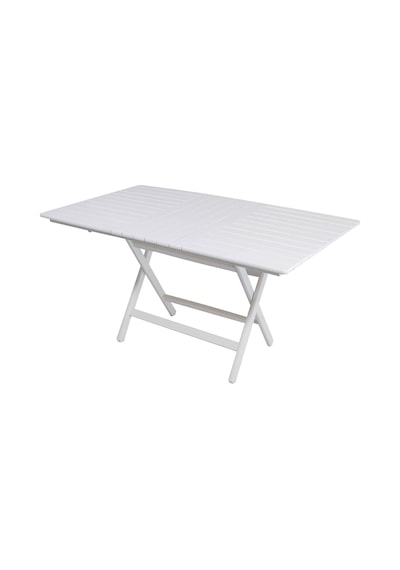 Bahçeme Katlanır Ahşap Bahçe Balkon Mutfak Masası 80x160 Beyaz