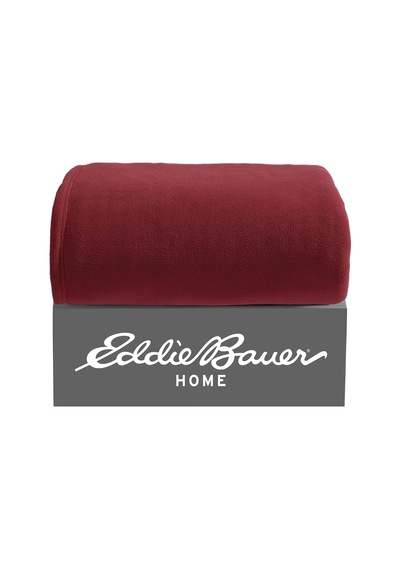 Battaniye - Ters Çevrilebilir Sherpa Kumaş, Ultra Pelüş Ve Lüks Sıcak, Makinede Yıkanabilir, Polyester, Kırmızı/koyu Duman Çok Renkli