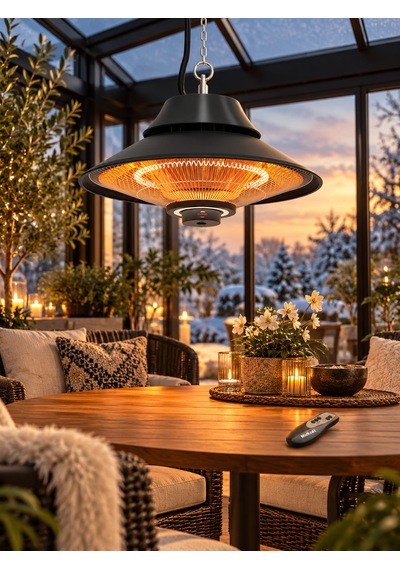 Elırg R.c 2000 Watt Işıklı Ve Kumandalı Karbon Infrared Soba