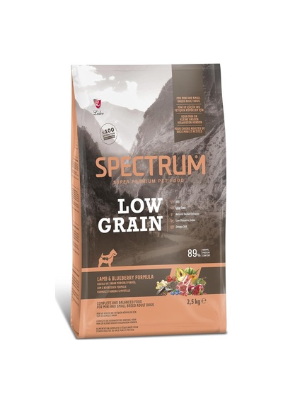 Lıder Low Grain Kuzu Etli Ve Yaban Mersinli Mini Ve Küçük Irk Yetişkin Köpek Maması 2,5kg