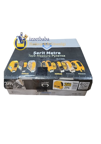 Dekor 294 - 3 M X 16 Mm Şerit Metre 12 Adet 12'li Paket - 3 Metre