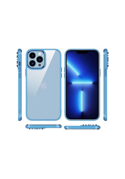 More Tr Apple Uyumlu iPhone 13 Kılıf Zore Krom Kapak
