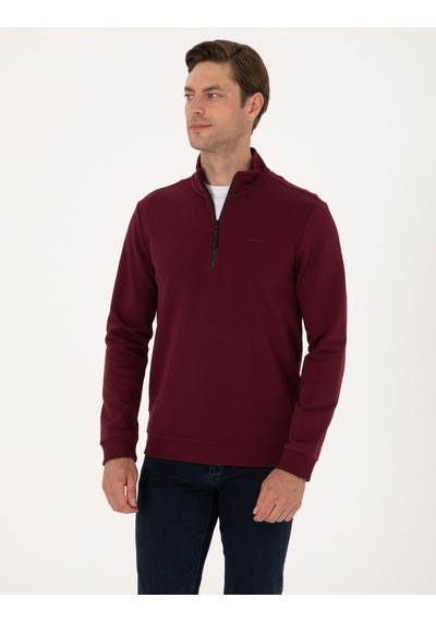 Pierre Cardin Erkek Bordo Sweatshirt 50314044-vr014 Bordo