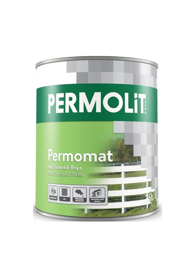 Permolit Mat Sentetik Yağlı Boya Beyaz 2.5 Lt.