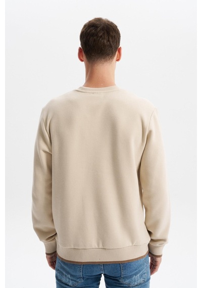 AR-MA Arma Erkek Regular Fit Selanik Sweatshirt Kazak Karbon Fırçalı, Bisiklet Yaka, Pamuk Polyester, Süs Etiketli K30124697802 Bej AR-MA Arma Erkek Regular Fit Selanik Sweatshirt Kazak Karbon Fırçalı, Bisiklet Yaka, Pamuk Polyester, Süs Etiketli K30124697802 Bej