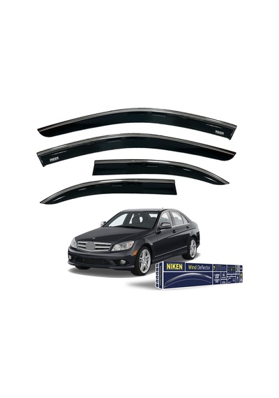 Mercedes C Serisi W204 Krom Çıtalı Cam Rüzgarlığı 2008-2014