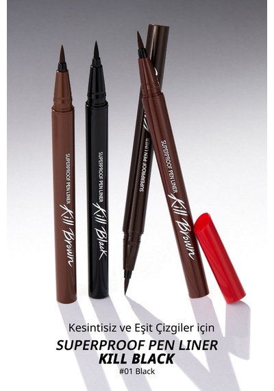 Clio Superproof Pen Liner Kill Black 01 Black