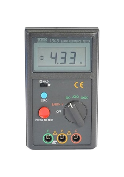 Tes-1605 Toprak Direnci Ölçer