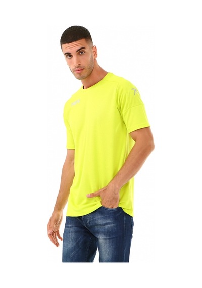 Raru Erkek Basic T-Shirt Grıll Yeşil Çok Renkli
