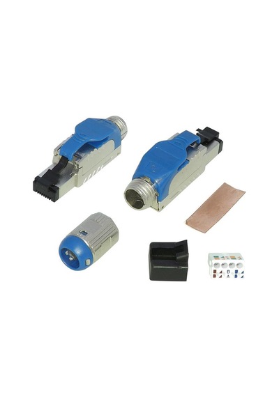 Cat. 8 Rj45 Endüstriyel Tip Ip20 Stp Konnektör