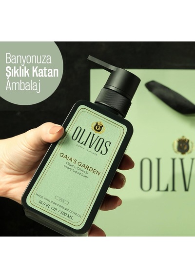 Tr Gaia's Garden Şakayık Kokulu Sıvı El Sabunu %100 Doğal Zeytinyağlı, Nemlendirici Ve Zarif Temizlik 500 Ml