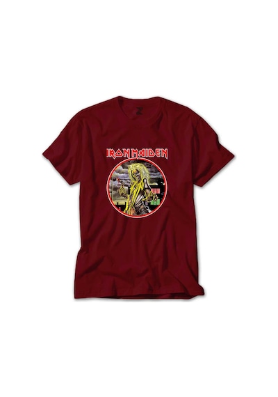 Iron Maiden Killers Kırmızı Tişört Kırmızı