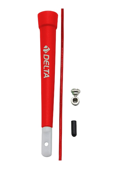 Delta Crossfit Uzunluğu Ayarlanabilir Deluxe Kırmızı Atlama  İpi