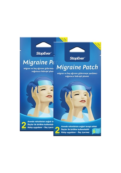 Stopever Migraine Patch - 2X2 Adet